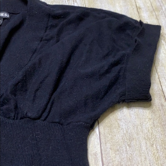 Express Black Sweater Dress - Picture 2 of 4